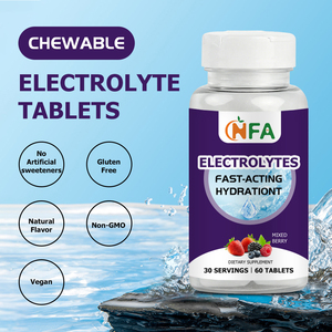Tabletas de Electrolitos de Alta Potencia para Recuperación, Resistencia y Rendimiento, Sin Gluten, Sabor Natural, Veganas, Masticables y Prácticas - Product Image 4