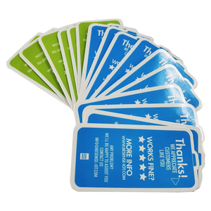 Khá Sang Trọng Không Thấm Nước Bóng Mua Email Thẻ Quà Tặng Cảm Ơn Bạn Thẻ Cho Doanh Nghiệp Nhỏ Tùy Chỉnh Bù Đắp Giấy In Ấn - Product Image 6