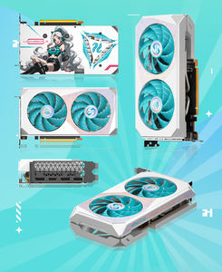 Carte graphique de jeu économique GeForce RTX <span class=keywords><strong>4060</strong></span> 8 Go GDDR6 128 bits 8 broches RTX4060 blanche à double ventilateur pour ordinateur de bureau - Product Image 3