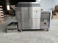 SY-50B Elektrische Gasgestookte Graan-, Zonnebloempitten-, Sojabonen-, Kastanje-, Cacaoboon-, Cashewnoten- en Pinda-rooster met draaibare trommel