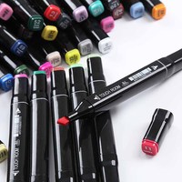 Ensemble de stylos marqueurs permanents - Stylos marqueurs vibrants et durables pour l'art, l'écriture et les projets de bricolage