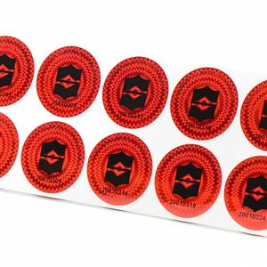 Etiqueta de Seguridad Holográfica con Código <span class=keywords><strong>QR</strong></span> Personalizado y Número de Serie, Etiqueta Holográfica Antifalsificación a Prueba de Manipulaciones para Rastreo y Seguimiento - Product Image 1