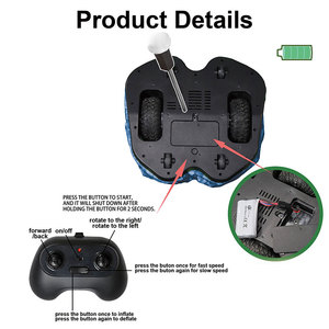 MILI 35.4 pouces réaliste grand <span class=keywords><strong>dinosaure</strong></span> jouet amélioré télécommande gonflable RC Animal pour enfants - Product Image 6