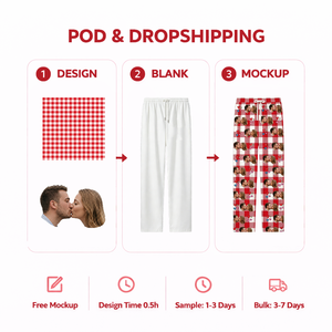 Pantalones de <span class=keywords><strong>Pijama</strong></span> con Estampado Digital 3D Personalizado, Pantalones de Dormir Casuales de Punto para Hombre y Mujer, Cintura Elástica, Suaves y Transpirables - Product Image 3