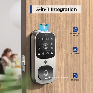 Arpha Al502 Tuya Kẽm Hợp Kim IP65 Không Thấm Nước Máy Ảnh Thông Minh Chốt Cửa Mật Khẩu Chìa Khóa Vân Tay Wifi Tầm Nhìn Ban Đêm Phía Trước Cửa Khóa - Product Image 6