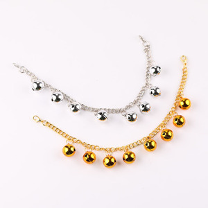 Fashion Anklets With Bells Zinc Alloy <b>Chain</b> 25cm Party Ethnic Style Performance Jewelry Silver Gold Color - Product Image 5