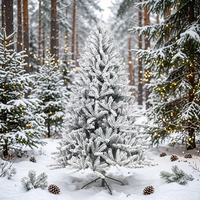 Grand arbre de Noël artificiel pour la décoration de lieux, ornements festifs pour la maison, la salle d'événements et les présentoirs commerciaux