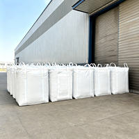 Sac Jumbo Q FIBC de 1 tonne de qualité alimentaire à prix d'usine, sac en vrac PP avec baffle, capacité de chargement de 1000 kg, remplissage par le haut, jupe et fond plat
