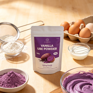 OEM/ODM Eigenmarke Vanille <span class=keywords><strong>UBE</strong></span> Lila Yams-Pulver 100g Beutel Philippinisches Lila Yams-Pulver Vanille <span class=keywords><strong>UBE</strong></span> - Product Image 3