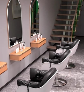 Nuova Poltrona <span class=keywords><strong>da</strong></span> <span class=keywords><strong>Parrucchiere</strong></span> 2024 in Stile Moderno, Colorata, con Spugna ad Alta Densità, Sedia per Donne, per Salone di Bellezza - Product Image 4