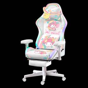 Envío gratis India Tailandia lindo diseño blanco <span class=keywords><strong>Cinnamoroll</strong></span> LED <span class=keywords><strong>Silla</strong></span> de juego mujer chica dormitorio hija regalo RGB <span class=keywords><strong>Gamer</strong></span> <span class=keywords><strong>silla</strong></span> - Product Image 3