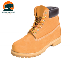 Bottes <span class=keywords><strong>de</strong></span> sécurité Rocky Buffalo Camel Brown Cimenté Construction Résistant à l'usure Normes S3 - Product Image 5