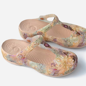 Zuecos para Mujer Sandalias <span class=keywords><strong>de</strong></span> Playa <span class=keywords><strong>de</strong></span> EVA Zapatos Huecos para Jardín Pantuflas con Agujeros Zapatillas Acuáticas sin Cordones Estilo Foam Runner - Product Image 1