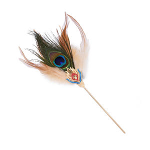 Accessori per capelli con piume di pavone-elegante forcina per donne ragazze festa di compleanno di nozze - Product Image 4