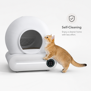 65L Automatic Cat Litter <b>Box</b> Smart App Control Self Cleaning Litter <b>Box</b> Fully Enclosed Pet Toilet Cat Litter <b>Box</b> - Product Image 1