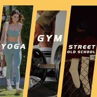 Chaussettes de sport confortables et respirantes, conçues sur mesure par des designers, chaussettes de sport décontractées en tricot pour hommes et femmes