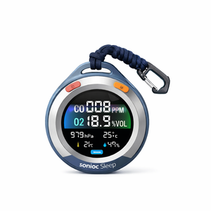 Detector Portátil de Monóxido de Carbono (CO) con Sensor de Oxígeno (<span class=keywords><strong>O2</strong></span>), Temperatura, Humedad y Monitor de Seguridad de Gases - Product Image 1