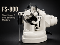 Machine à coudre professionnelle robuste FS-800 pour la fabrication de chaussures, avec lubrification des roulements de moteur, 220V