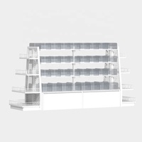 Présentoir de casse-croûte commercial en gros de haute qualité Étagères de supermarché de boutique Présentoir de gondoles de magasin pour le magasin de détail