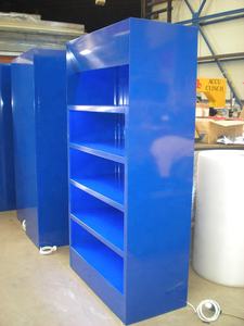 Estante de exhibición de aceite de motor de lubricante de piso resistente al por menor de supermercado personalizado estante de exhibición de pintura de coche de aceite - Product Image 5