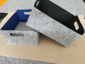 Cajas de almacenamiento de punto de fábrica, Cubo de almacenamiento plegable con moldura integrada, organizador de contenedores - Product Image 6