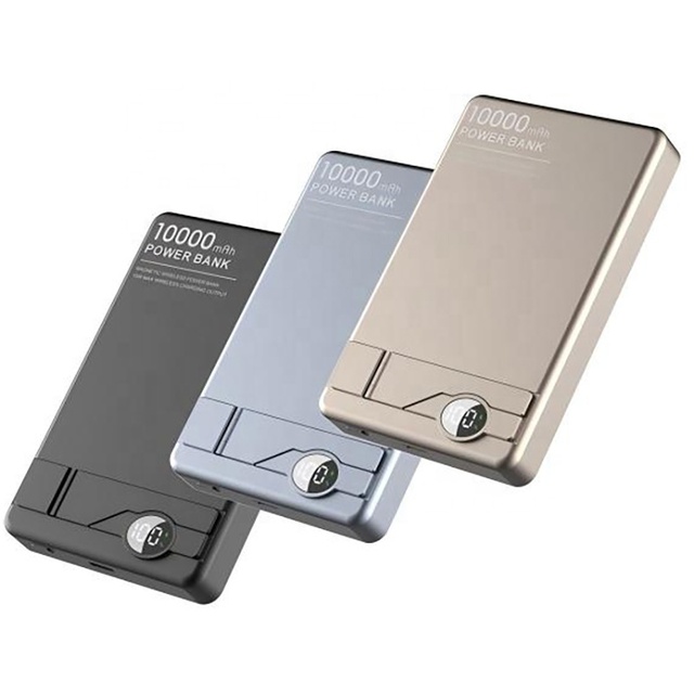 All-in-One Travel Magnetic Power Bank 10000mAh 22.5W PD Built-in Cable 6.35mm Graphene Cooling Portable Power Station Holder