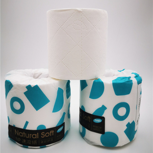 Papel higiénico personalizado de alta calidad, pañuelos de 3 capas reciclados, 96 rollos, tacto suave, barato - Product Image 3