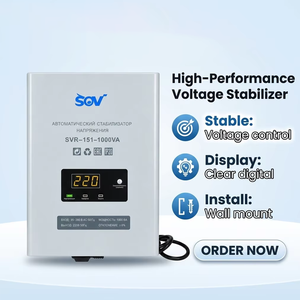 Stabilisateur de tension automatique SVR-151 1500VA, entrée 95-280V, sortie 220V, monophasé, AVR avec affichage numérique - Product Image 2