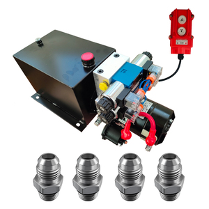 Unidad de Potencia Hidráulica AC 12V 24V para Elevador de Coches, Bombas Hidráulicas Bifásicas, Equipo Agrícola, Doble Acción, Control Remoto - Product Image 1