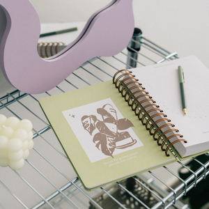 Agenda Académica, Cuaderno Espiral, Planificador Diario y <span class=keywords><strong>Semanal</strong></span>, Tapa Dura Verde Salvia, Diario Motivacional, <span class=keywords><strong>Organizador</strong></span> con Espiral Dorado Rosa - Product Image 3