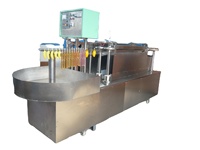 Machine d'emballage facile à utiliser et très vendue pour les sucettes glacées de forme spéciale, machine à glaces en tube en acier inoxydable 304