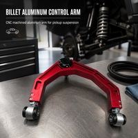 Bras de suspension supérieur en aluminium billet réglable, anodisé rouge, pour pick-up 4x4 tout-terrain