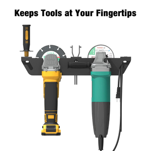 Support de support organisateur Milwaukee Support mural en métal Cutters Polishers Garage Workspace <span class=keywords><strong>Angle</strong></span> Grinder Tool Storage - Product Image 6