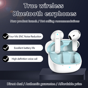 Kablosuz kulaklık spor Stereo kulaklık 4Mic ENC çağrı gürültü HD ses fabrika doğrudan sıcak satış kulakiçi - Product Image 6