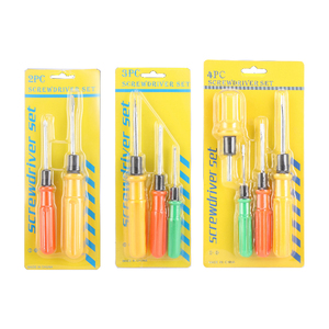 Durable Radish Handle <b>Screwdriver</b> Set 2pcs Dual Purpose Slotted Phillips Bit for Household Diy Repair Work - Product Image 4