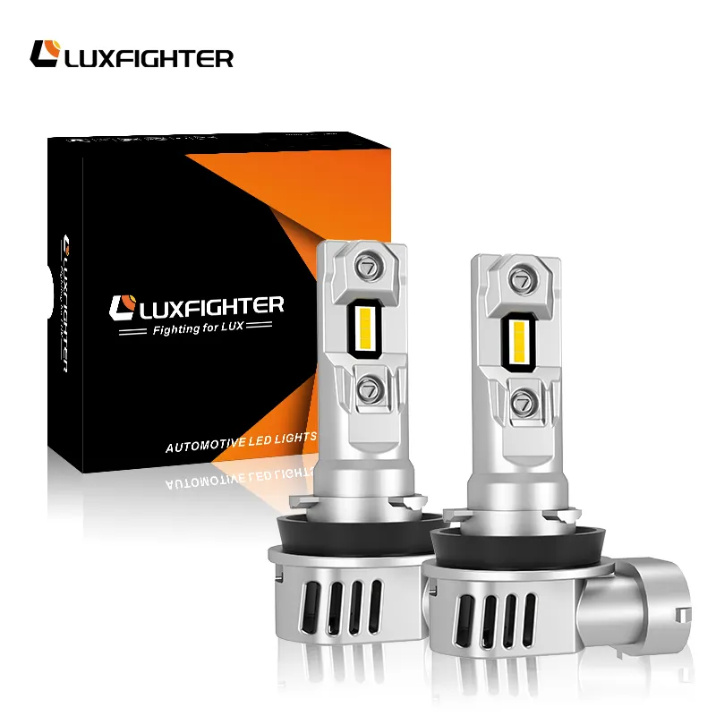 LUXFIGHTER新着タイプオートLEDヘッドライトバルブハイパワー60W6000LMカーヘッドランプキット