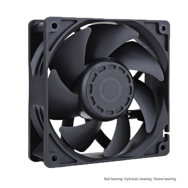 120x120x38mm 220V EC Cooling Fan High Airflow PWM Waterproof Axial Fan for EV Charger Charging Pile