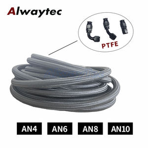 Universelles AN4 AN6 AN8 AN10 E85 Nylon-Bremsleitungs- und Ölleitungs-Kit mit Edelstahlummantelten PTFE-Anschlüssen - Product Image 3