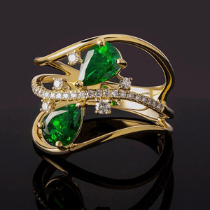 Elegante Anello a Goccia per Donne, Gioiello Minimalista alla Moda - Product Image 4