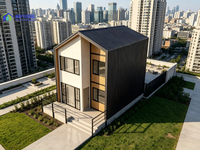88 ㎡   Villa modulaire économique avec salle de bain indépendante, maison préfabriquée moderne en acier léger