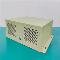 Server Industri Kecil Terpasang di Dinding, Motherboard ITX Multi-Port Serial 2-Slot, Bentuk MicroATX, Siap Pakai 1U, Visual Embedded