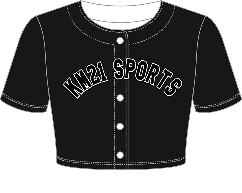 Top Baseball à Rayures NWOT - Manches 3/4, Col V, Poches, Style Décontracté Noir Taille M