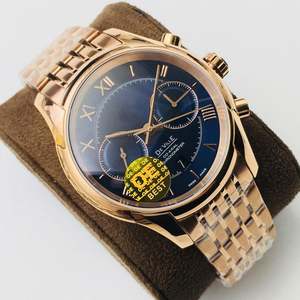 Montre-bracelet en or en gros pour hommes, montre mécanique automatique de luxe pour affaires, cadeau, chronomètre étanche - Product Image 1