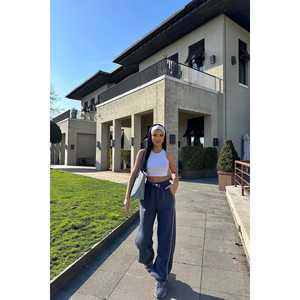 Sweatpants gris fumé basiques pour femmes, sweats à capuche et sweat-shirts confortables - Product Image 2