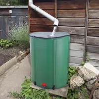 Bac pliable en acier inoxydable, réservoir d'eau de pluie, 125 gallons, réservoir de récupération d'eau de pluie à vendre