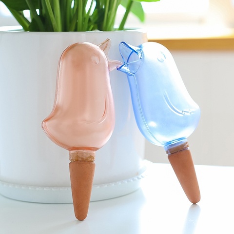 Smart Home Bird-Style Lazy Dripper Self-Service Plastic Flower Pot Waterer for Business Trips Irrigation System