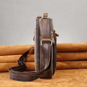 Borsa a tracolla da <span class=keywords><strong>uomo</strong></span> in vera <span class=keywords><strong>pelle</strong></span>, - Product Image 4