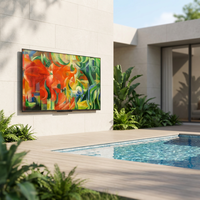 Televisor Inteligente 4K de 65 y 75 Pulgadas, Impermeable IP65, para Exteriores, Patio, Piscina, Antideslumbrante, Alto Brillo, Android, WiFi, LED, para Jardín y Bar