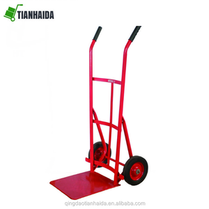 Carretilla Plegable de Acero para Almacén, Carro de Mano con Ruedas, Carretilla de Carga Portátil de Alta Resistencia con Dos Ruedas - Product Image 2