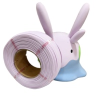 Filament d'impression 3D PLA mat violet clair à haute compatibilité et faible tendance à la torsion pour un modèle fini magnifique
